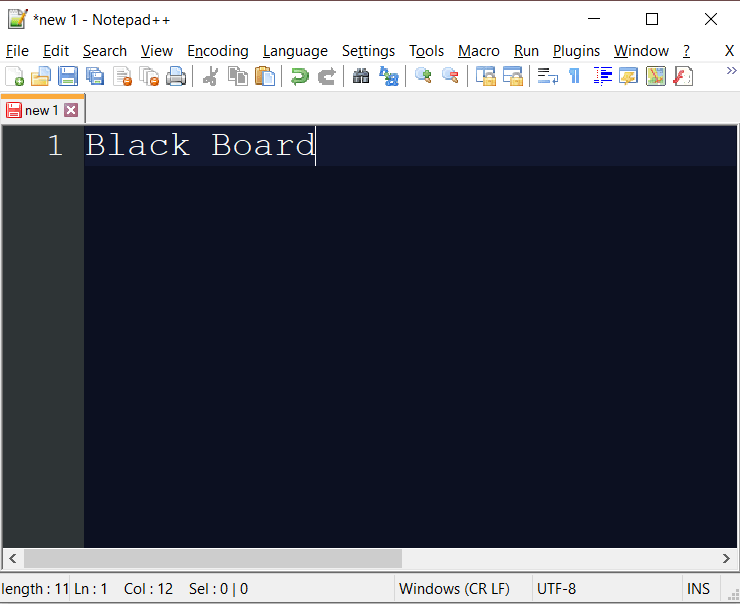 Enabling Notepad++ Dark Theme